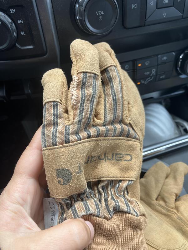 Carhartt Men S Insulated Suede Work Gloves Pair At Tractor Supply Co