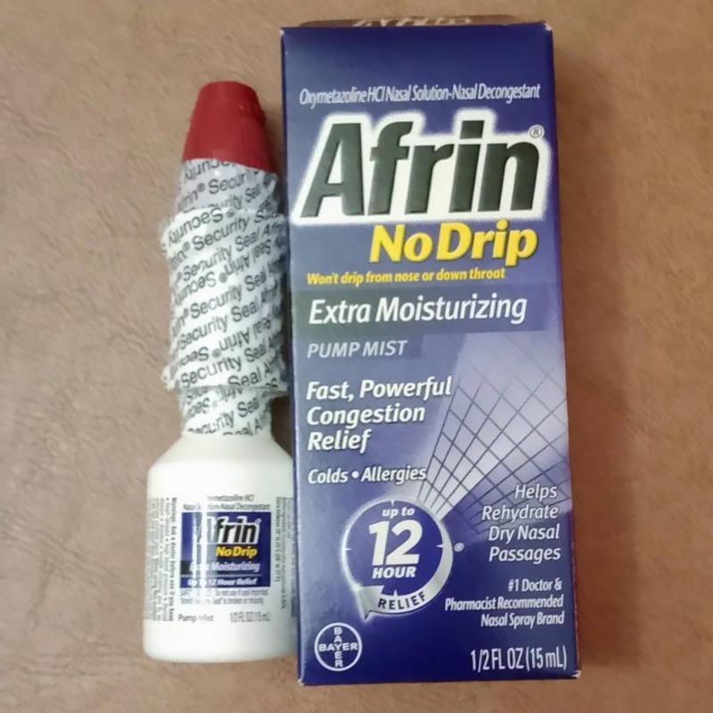 Customer Reviews Afrin No Drip 0 5 Oz Extra Moisturizing Nasal Pump