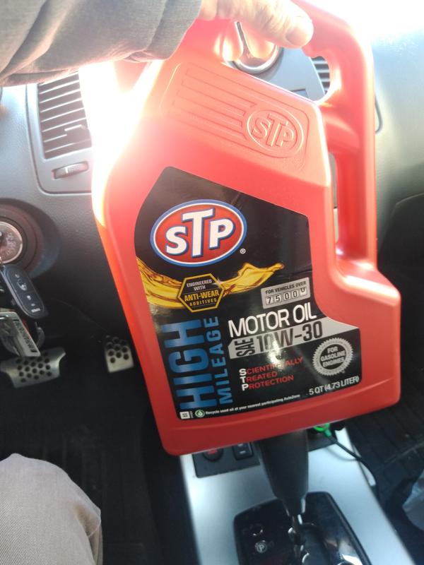 Stp High Mileage Conventional Engine Oil W Quart Reviews