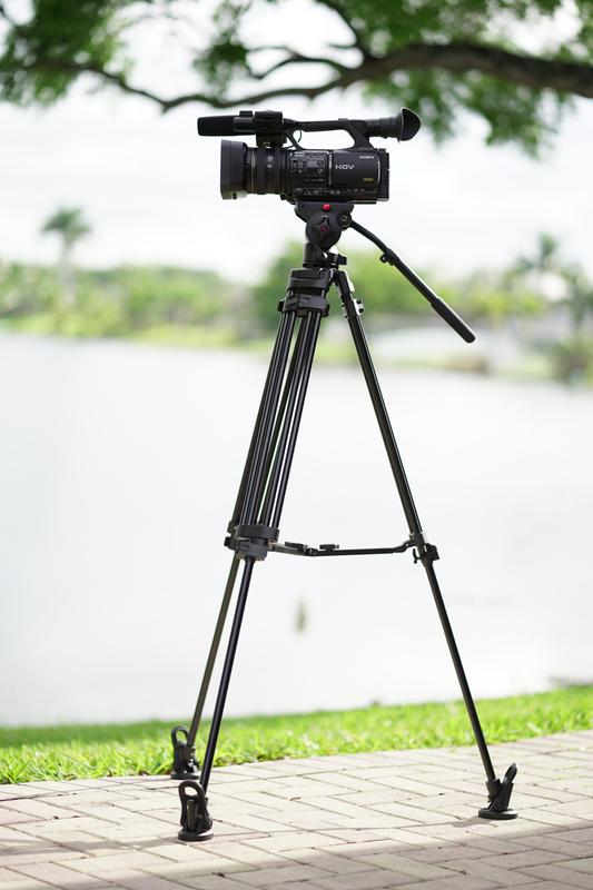 Magnus Rex Vt Stage Video Tripod With Fluid Head Vt