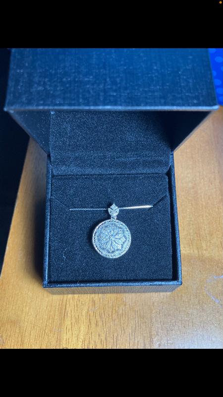 Locket Necklace 1/10 ct tw Diamonds Sterling Silver | Kay