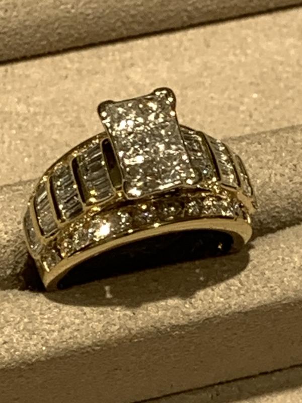Previously Owned Ring 3 ct tw Diamonds 14K Two-Tone Gold | Kay