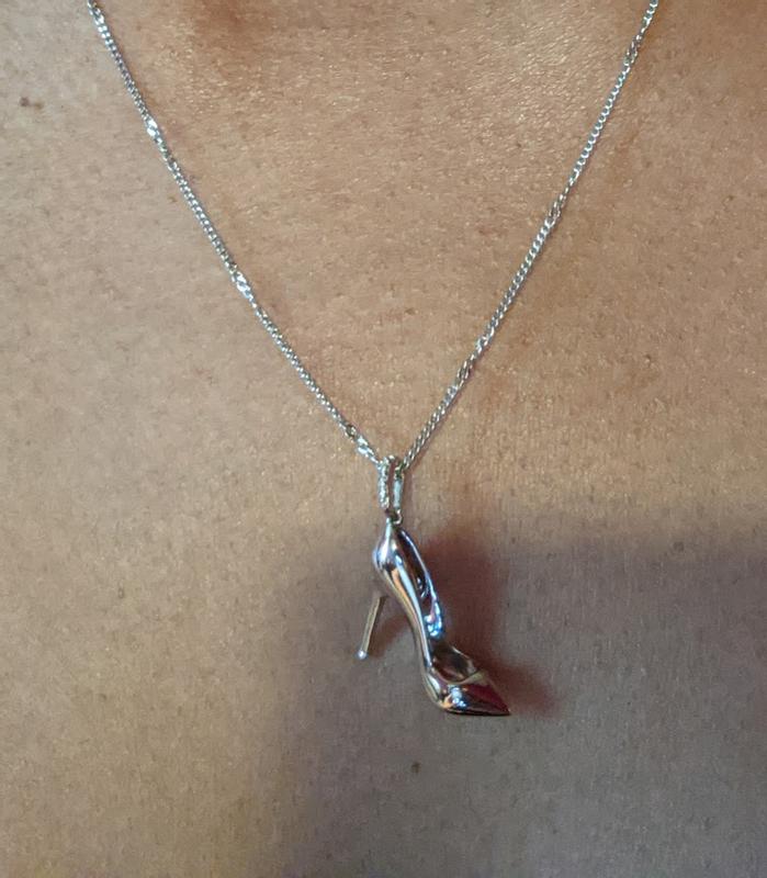 エミリー Emmy London Shoe Necklace Sterling Silver 20&quot
