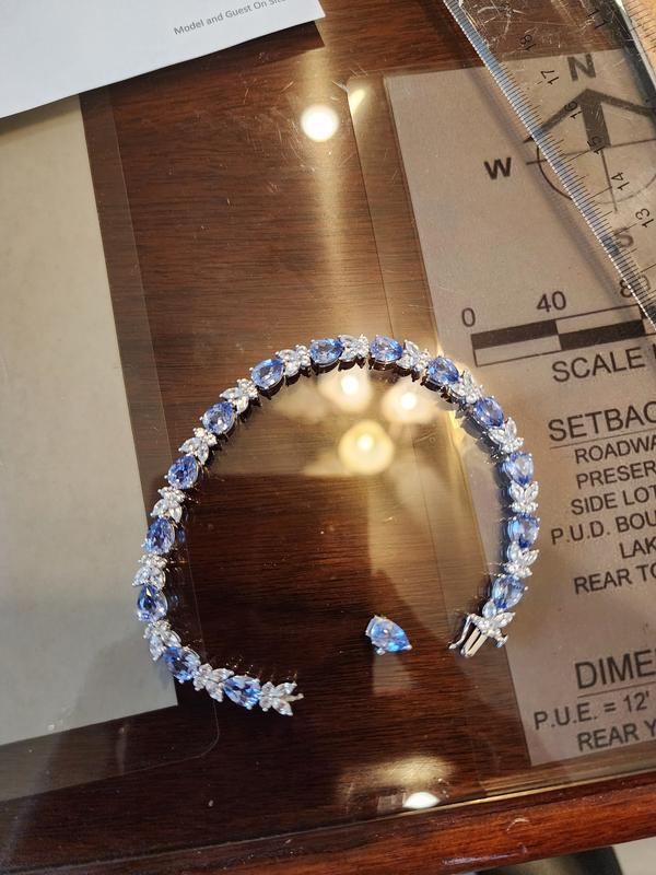 Gems of Serenity Multi-Shape Blue & White Lab-Created