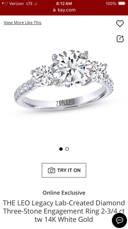 THE LEO Legacy Lab-Grown Diamond Three-Stone Engagement Ring