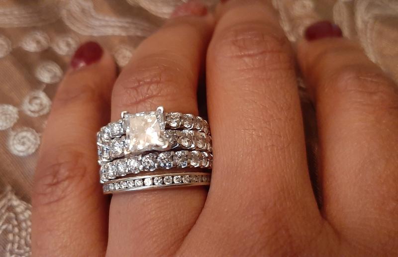 Diamond Enhancer Ring 1-1/2 ct tw Round-cut 14K White Gold | Kay