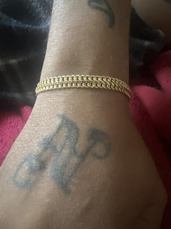 Infinity Bracelet 14K Yellow Gold 7.5
