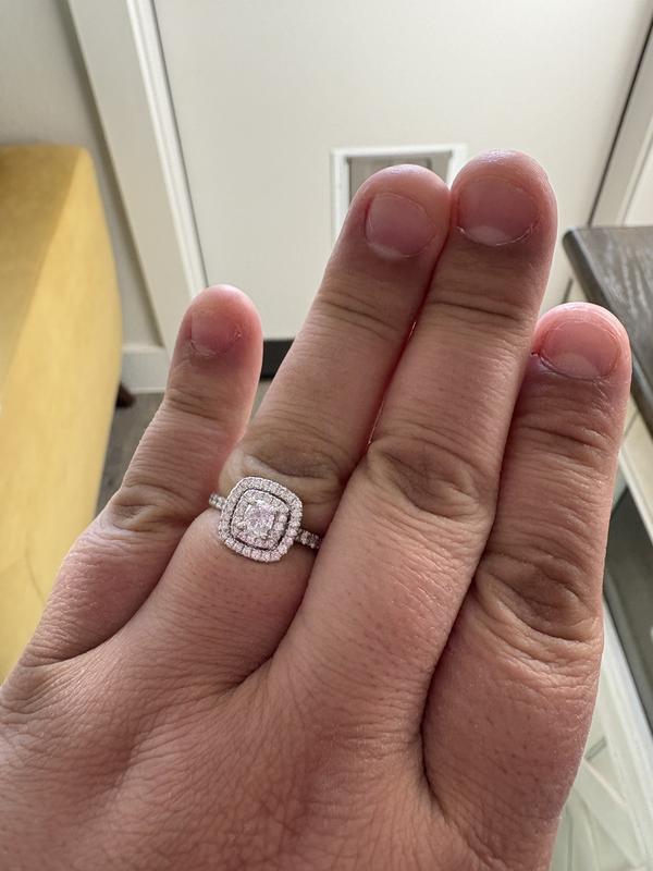 Previously Owned Neil Lane Cushion & Round-cut Diamond Ring