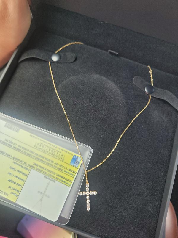 ◆STONEHENgE◆ Crossing 14K Lab Diamond Necklace SA24D39U4W V-900285507_0_565.jpg?pristine