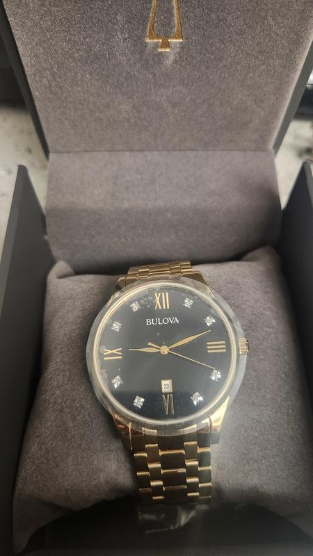 Bulova Men's Watch Diamonds Collection 97D108 | Kay