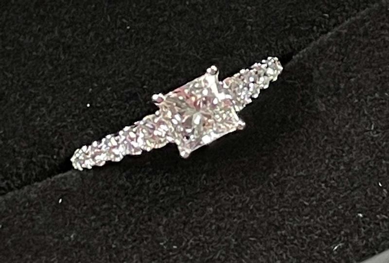 Now + Forever Lab-Grown Diamonds Princess-Cut Engagement