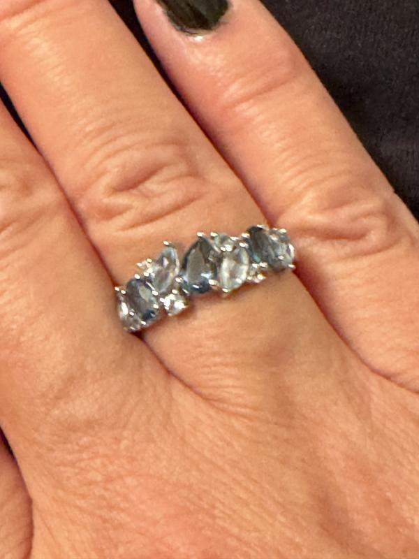 フォクシー　リング Vibrant Shades Blue & White Topaz Ring Sterling Silver | Kay