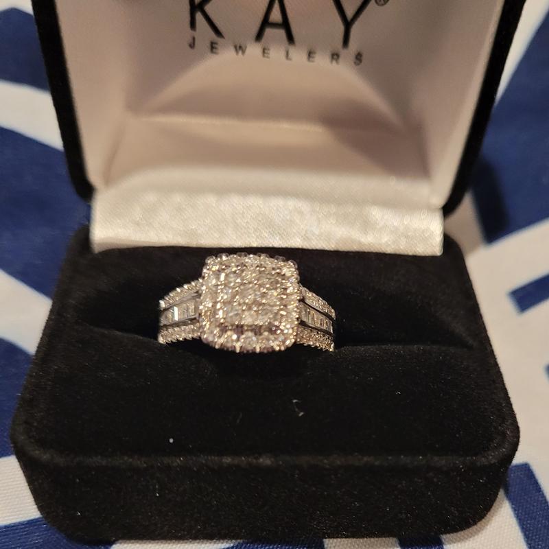 Adore Diamond Bridal Set 1 ct tw 10K White Gold | Kay Outlet