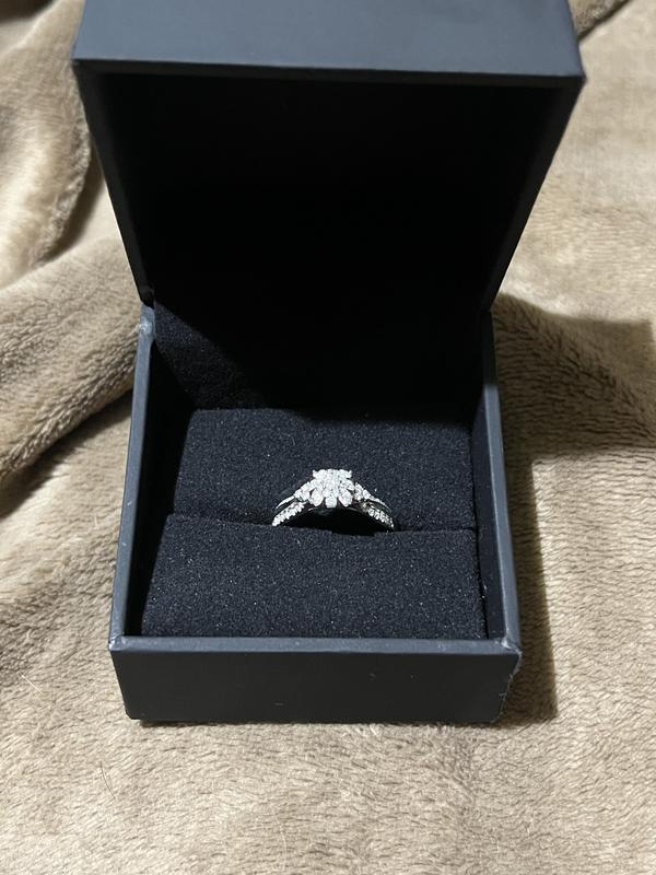 Adore Diamond Engagement Ring 1/2 ct tw Round-cut 10K White