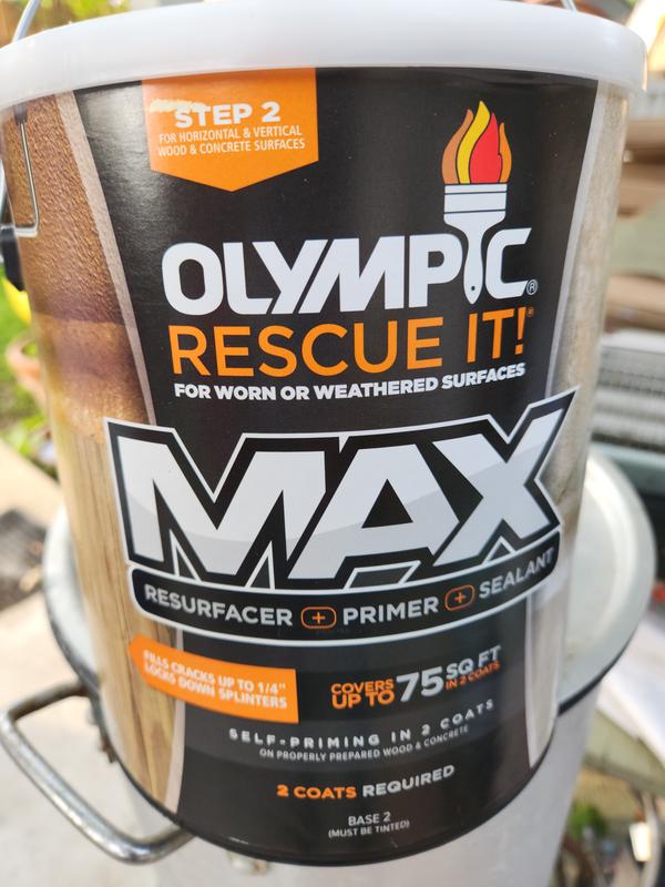 Olympic Solid Stain Plus Sealant in One - Water-Based - Navajo Red