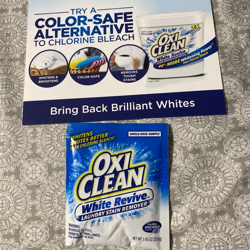 OxiClean White Revive Laundry Whitener Stain Remover