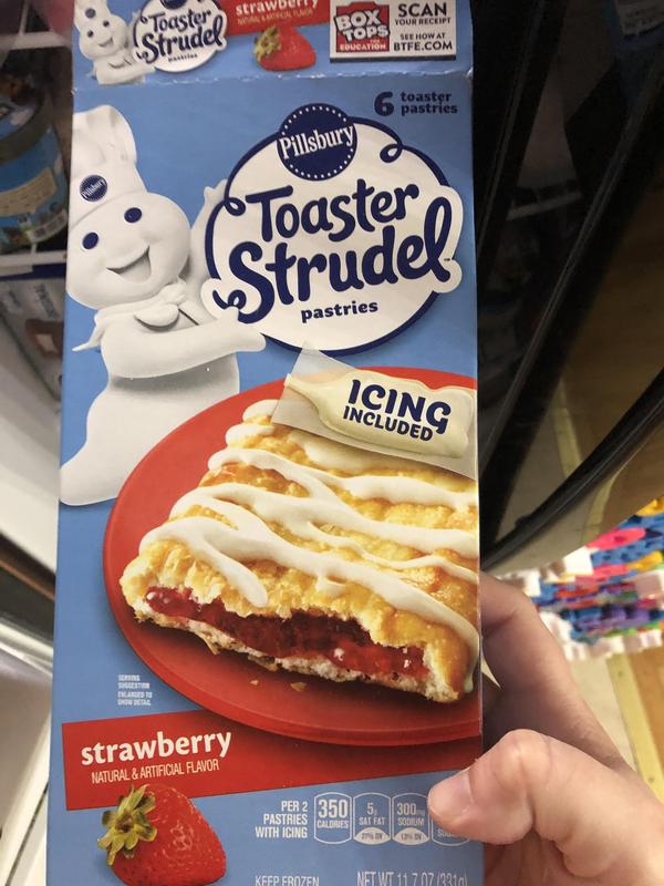 Pillsbury Strawberry Toaster Strudel Frozen Breakfast Pastries Meijer