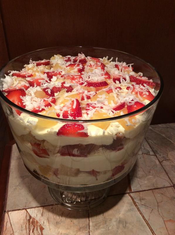 absolutely pina colada trifle Tastefully Simple