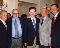 Vitale and (from left) Mike Fratello; Howard Garfinkle, Rick Pitino and Bill Self.