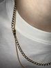Offset Diamond Accent Engravable Initial Bar Necklace (2 Initials) - 22"
