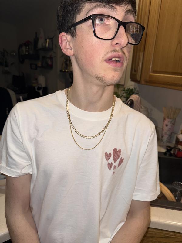 Offset Diamond Accent Engravable Initial Bar Necklace (2 Initials) - 22"