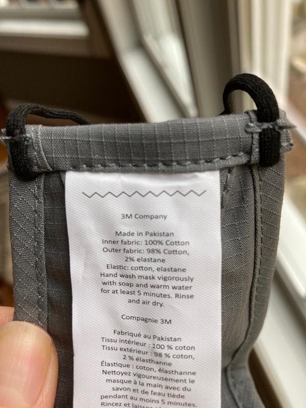3M Daily Face Mask 10-Pack Gray Reusable Not Rated One Size Fits 