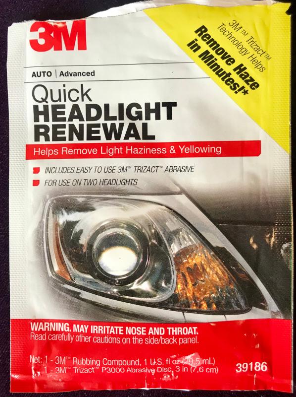 3M 39186 Quick Headlight Renewal