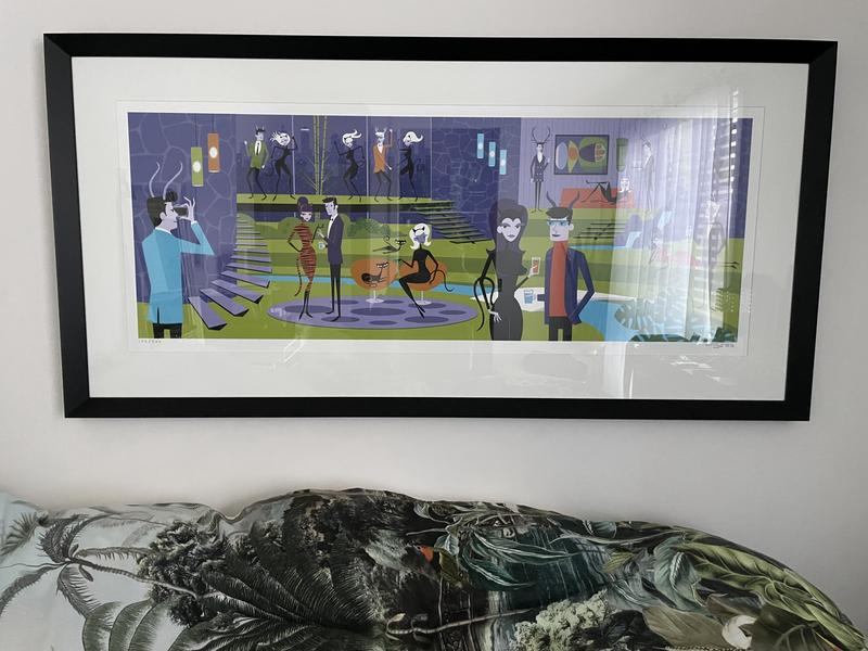 One of my SHAG larger prints easily hung. I actually used two 3M Claws just to be safe.