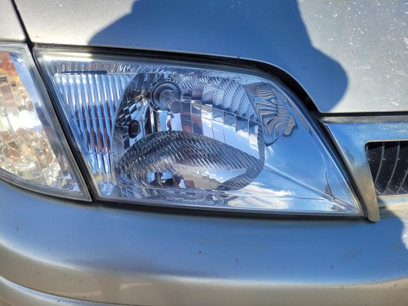 Tried out a headlight restore product this weekend 3M Heavy-Duty Headlight  Restoration kit. Involves a drill, 3 levels of sanding; a corse( like 400  grit), an 800 grit, and a 3000 grit