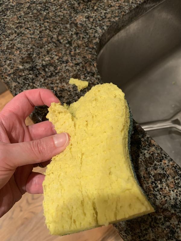 Crumbling sponge