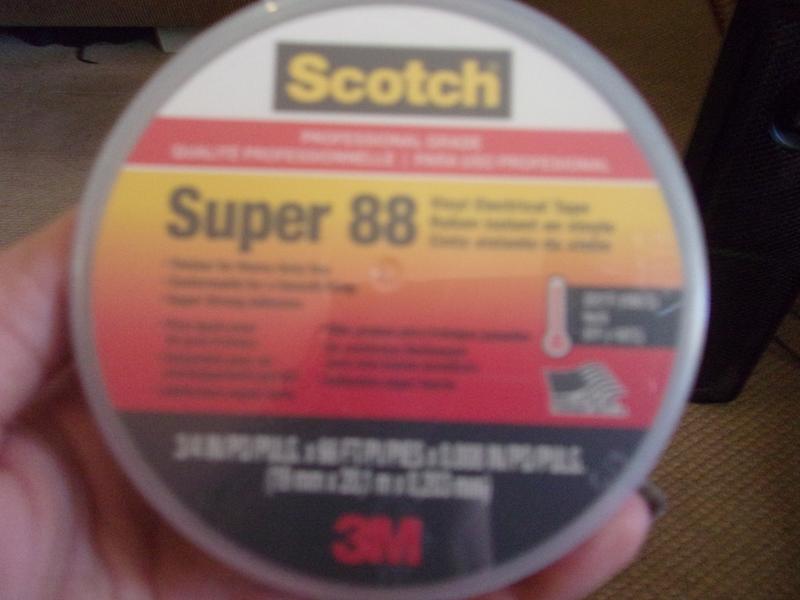 3M 80-6108-3386-7 Scotch® Premium Vinyl Electrical Tape 88-Super 3/4 x 66ft
