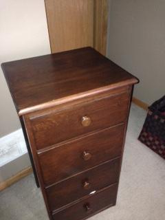refurnished dresser using 3M Ultra Sanding sponge