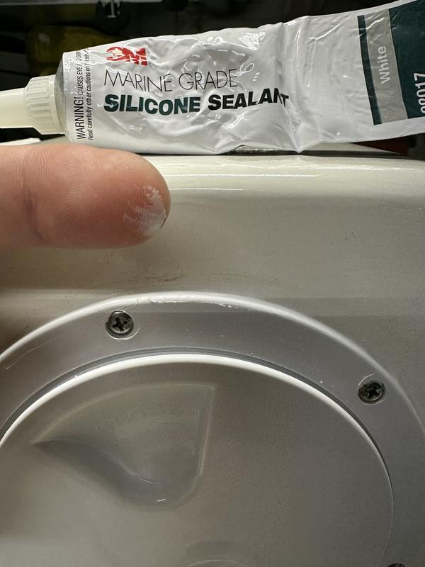 3M MG Sil Silicone Sealant 08017, 3 oz Tube, White