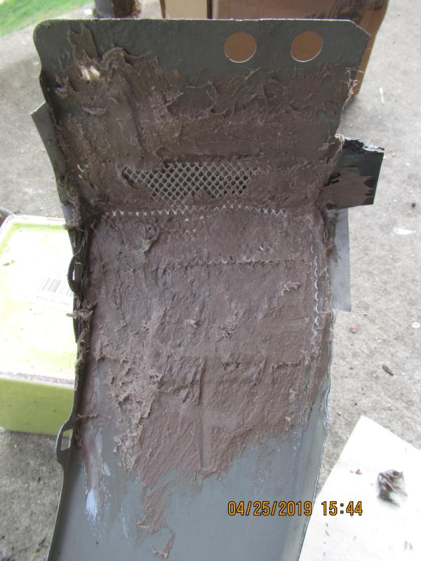 Second coat and added 1 more piece for the critical round/corner. Total of 3 coast short hair fiber.