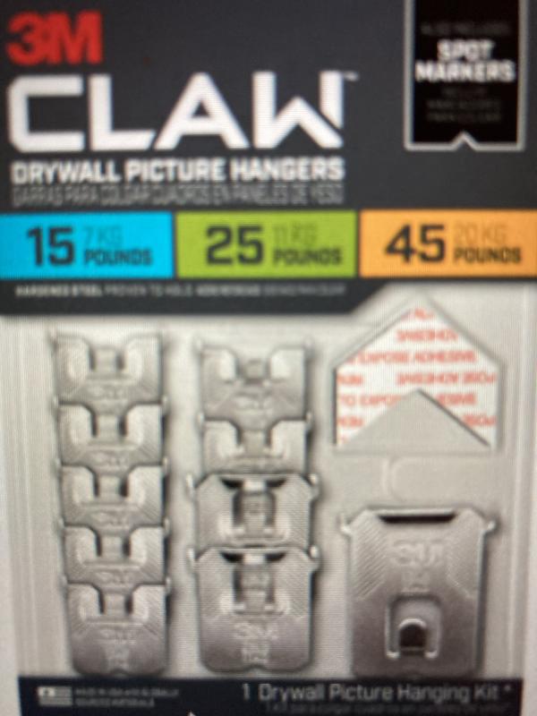3M CLAW Drywall Picture Hangers 15 Lb Pack Of 10 Hangers - ODP Business  Solutions