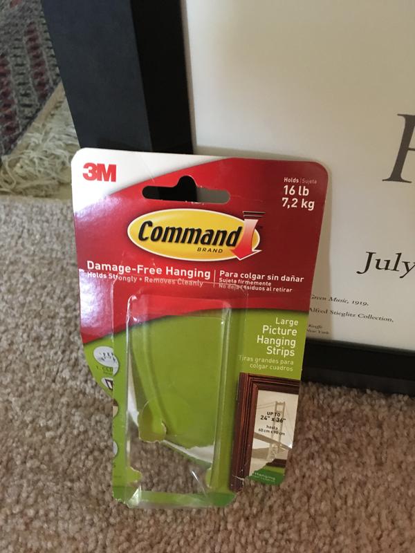 Command Large Picture Hanging Strips, 8 Strips