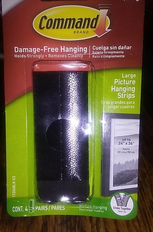 Command Large Picture Hanging Strips, Black, 4 Sets of Strips - Brownsboro  Hardware & Paint