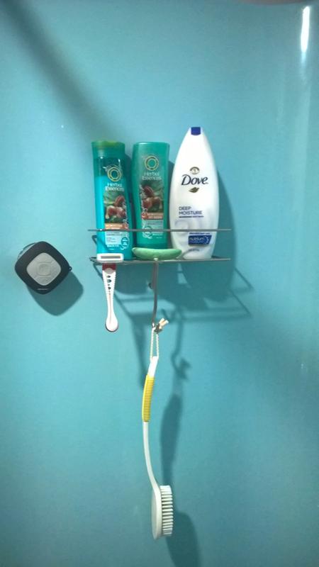 My New Satin Nickel Organizer for the Bathroom