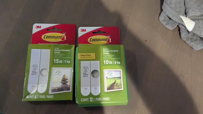 Command Strips To Hang Canvas Pictures 3M Command Strips Picture
