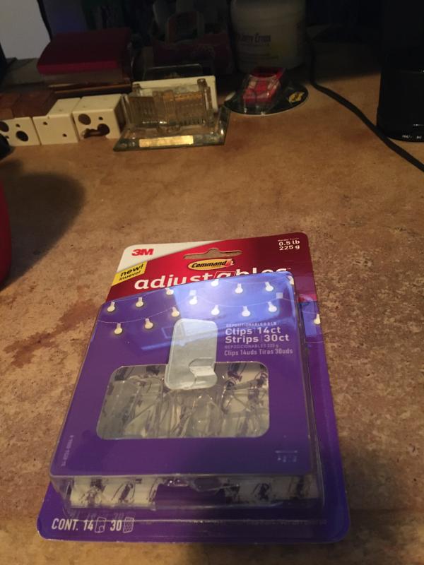 New 3M Command adjustables