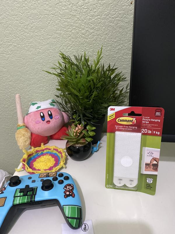 Command™ 20lb Black Picture Hanging Strips, 17217BLKEF 4 Pairs, X