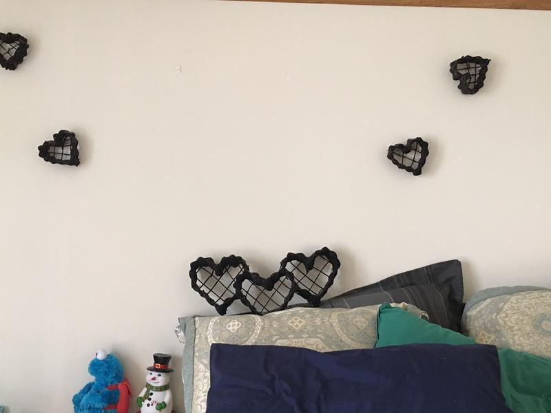 wicker hearts that fell