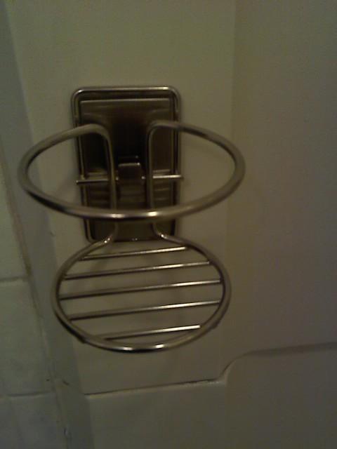 Slip the holder back on