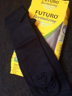Futuro Trouser Sock For Women Black - Large : Target