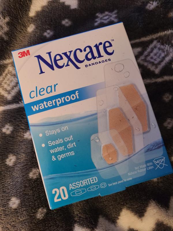 Nexcare™ Clear Waterproof Bandages 432-50-CA, Assorted Sizes, 50