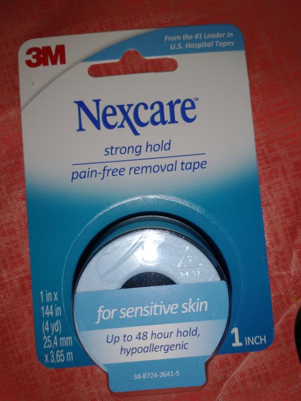 Nexcare Pain-Free Removal Tape, Strong Hold, Sensitive Skin, 1 Inch
