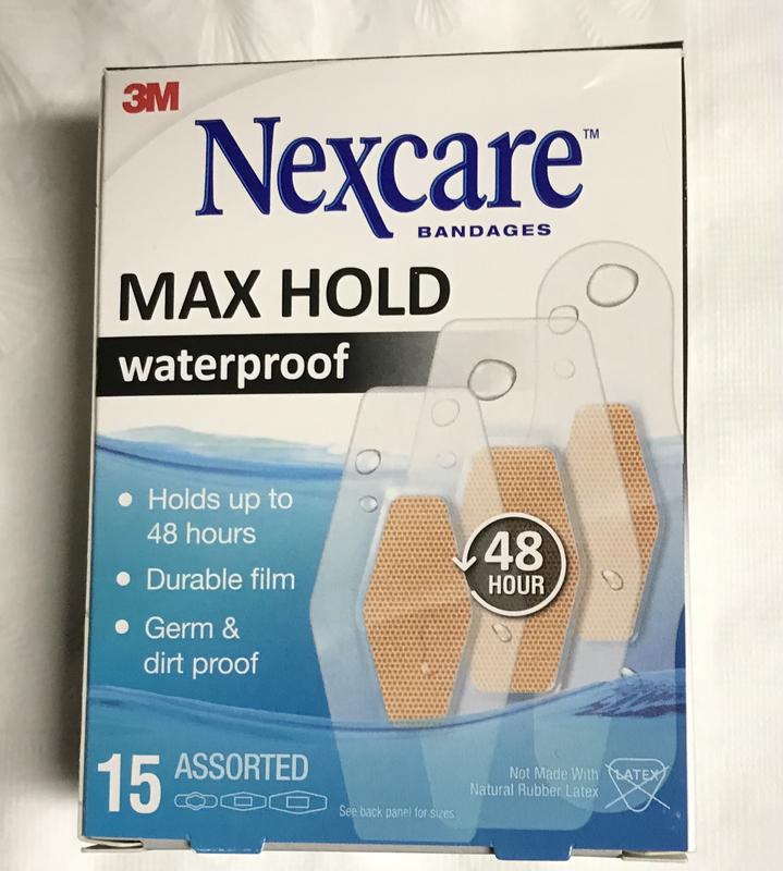 3M Nexcare™ Waterproof, Clear Bandages, Assorted Sizes, 50/Box
