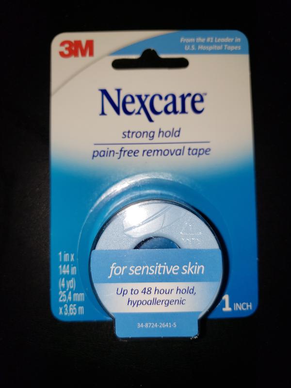 3M Nexcare Tape Sensitive Skin Strong Hold Hypoallergenic 1 in x 4 yd 1Ct 6  Pack