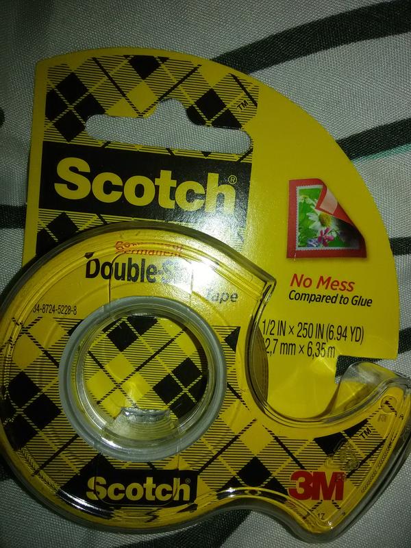 Scotch® Double Sided Tape, 3ct.