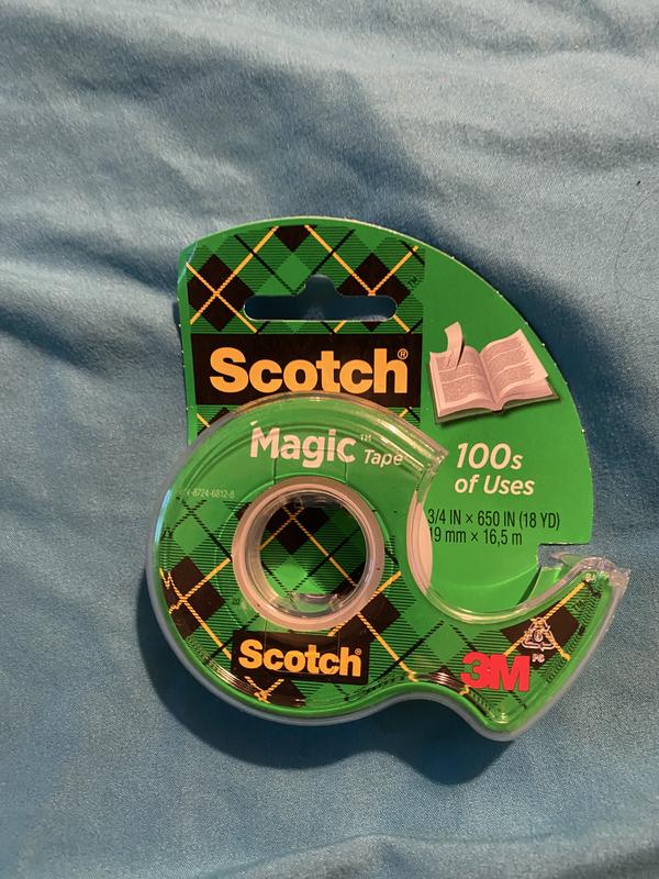 Scotch Gift Wrap Tape, Each roll 3/4 x 300 w/Dispenser, 3 pk
